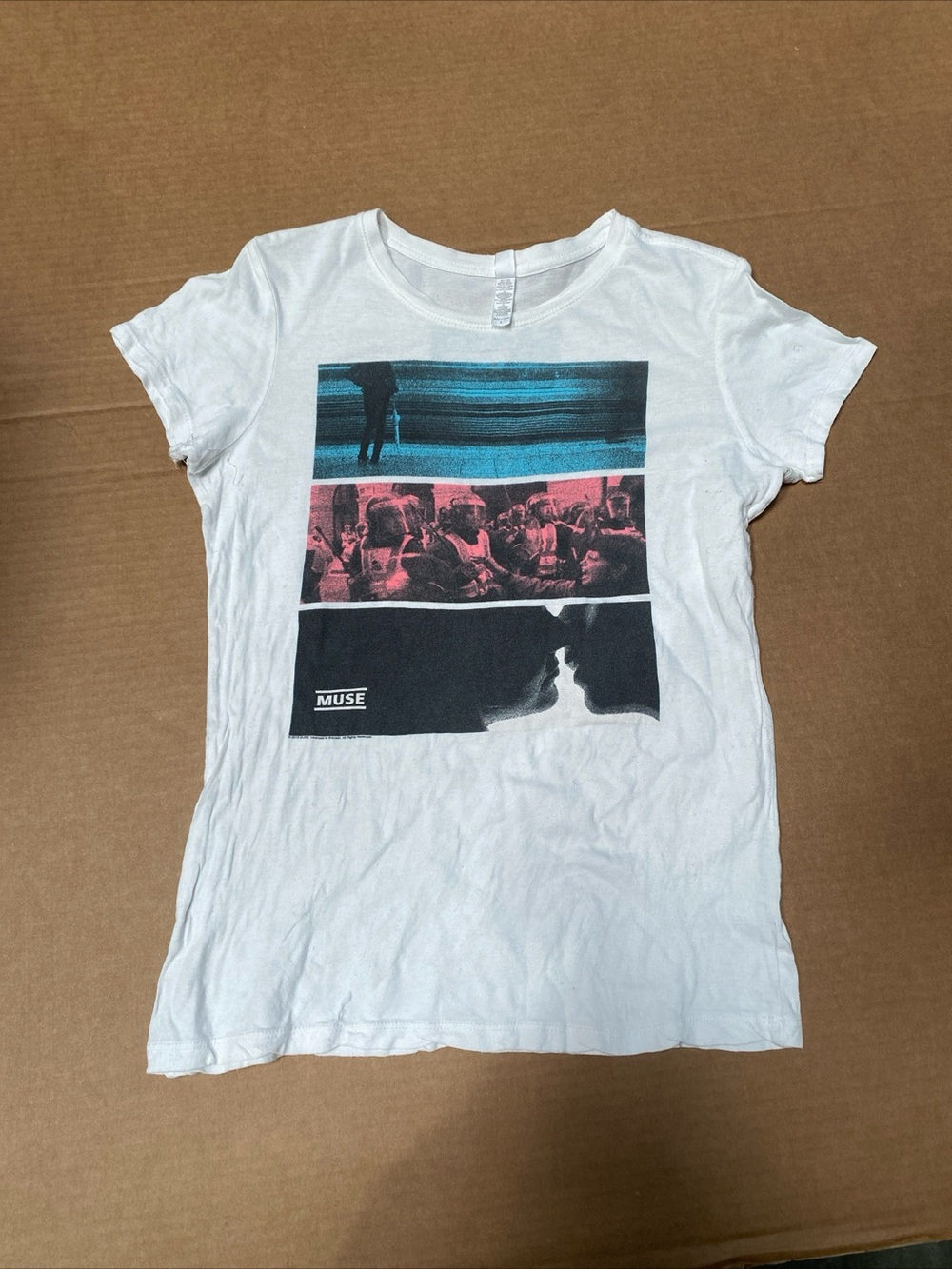 Vintage Y2K Muse UK Rock Band Women’s T-Shirt SZ L
